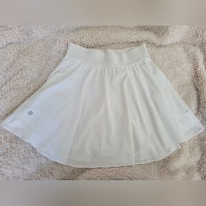 Lululemon Athletica White Flowy Tennis Skirt